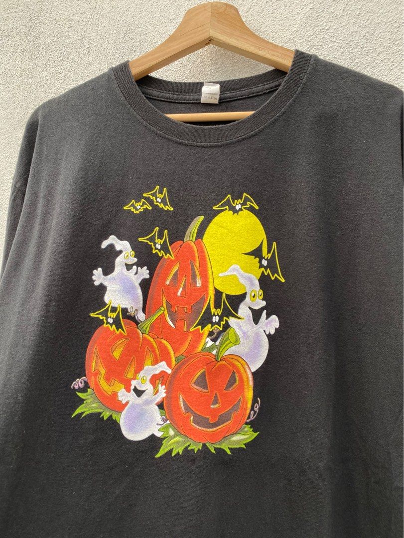 T-Shirt Vintage Scooby-Doo Horror Movie Halloween - Taille XL - Noir - Neuf
