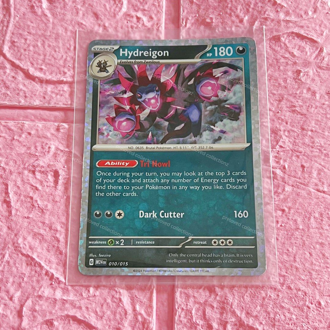 BN / Sleeved] Hydreigon Holo Card - Mcdonald's 2025 Pokemon Dragon  Discovery Trading Card Game TCG / MCD Happy Meal , Hobbies & Toys,  Memorabilia & Collectibles, Stamps & Prints on Carousell
