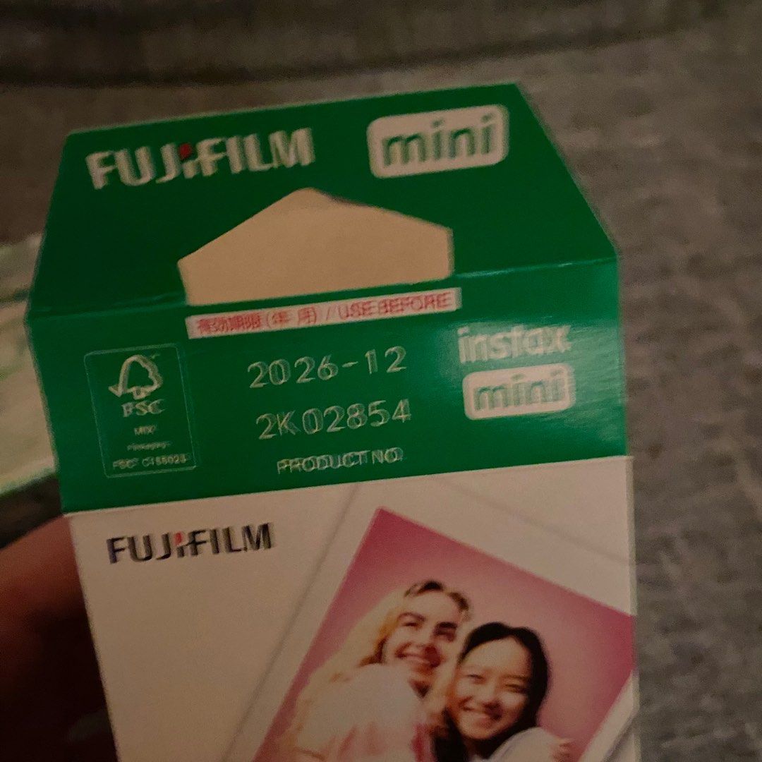 Instax Mini Film 10s (Category: Cameras) located in Manila. Submitted by handpicked_tin (Listing ID 1357157225, Image 3). Description: no box! 500/10 pcs exp: 12/2026 mod: lalamove/grab c/o buyer or gogoxpress (https://www.gogoxpress.com/pricing/#calculator) .