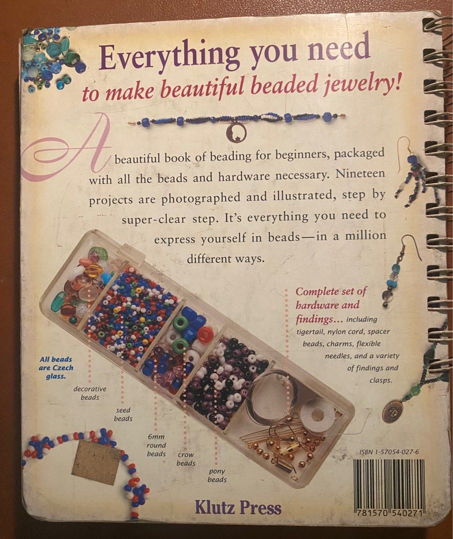 Klutz Beads Book Kit (Category: Craft Supplies & Tools) located in Quezon City. Submitted by empowered.women (Listing ID 1357004726, Image 3). Description: Bead kit opened and some were used.