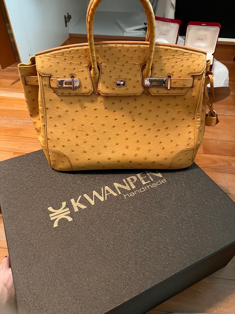 Kwanpen KP ostrich leather bag Luxury Bags