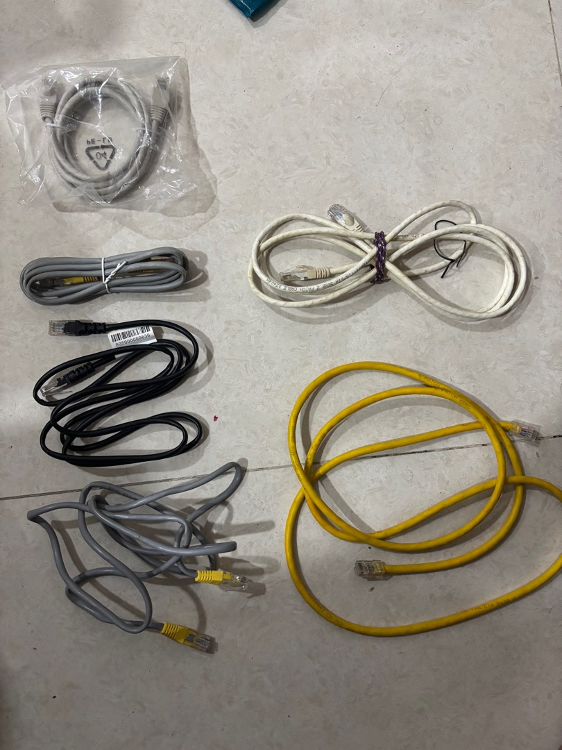 LAN Ethernet Cables, Computers & Tech, Parts & Accessories, Cables ...