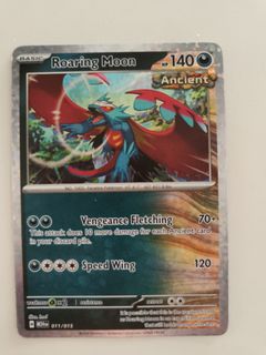 roaring moon mcdonald's pokmon card 011/015 Roaring Moon 011/015 MacDonald's 2024