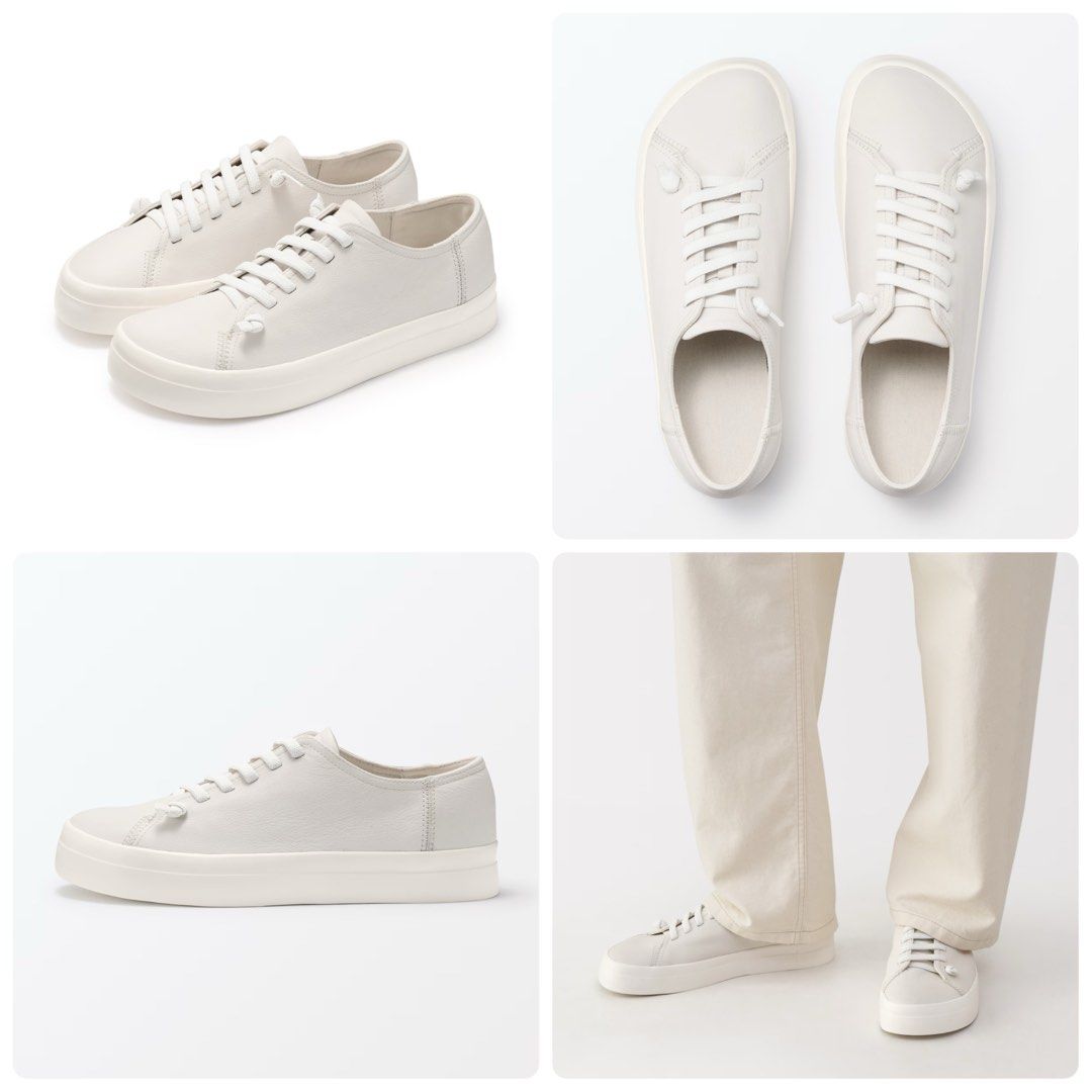 日本MUJI Labo x Camper 皮革低筒休閒鞋男女unisex 無印良品日本直送
