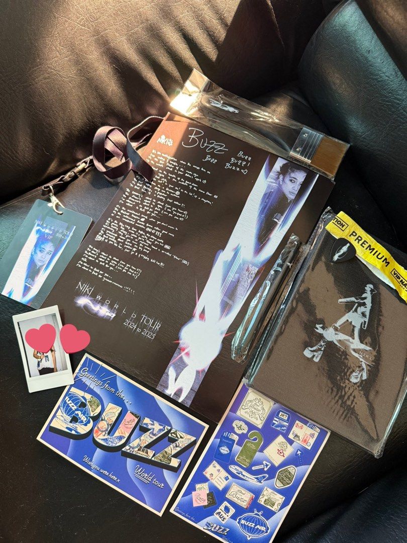 Niki Buzz Tour Premium VIP Package (Category: Events Tickets) located in Koronadal. Submitted by thif_ (Listing ID 1357053260, Image 1). Description: VIP PREMIUM PACKAGE Meet up or delivery ❌Lanyard not included.