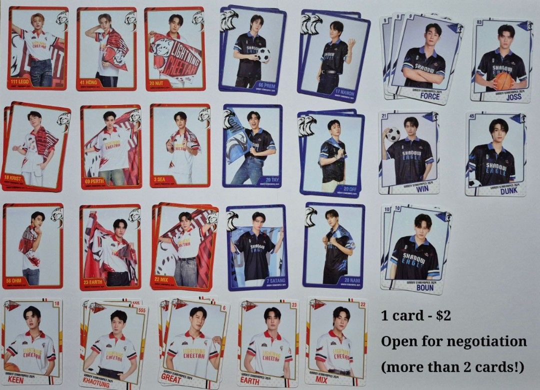 WTS OFFICIAL GMMTV STARLYMPICS 2024 CARDS, Hobbies & Toys