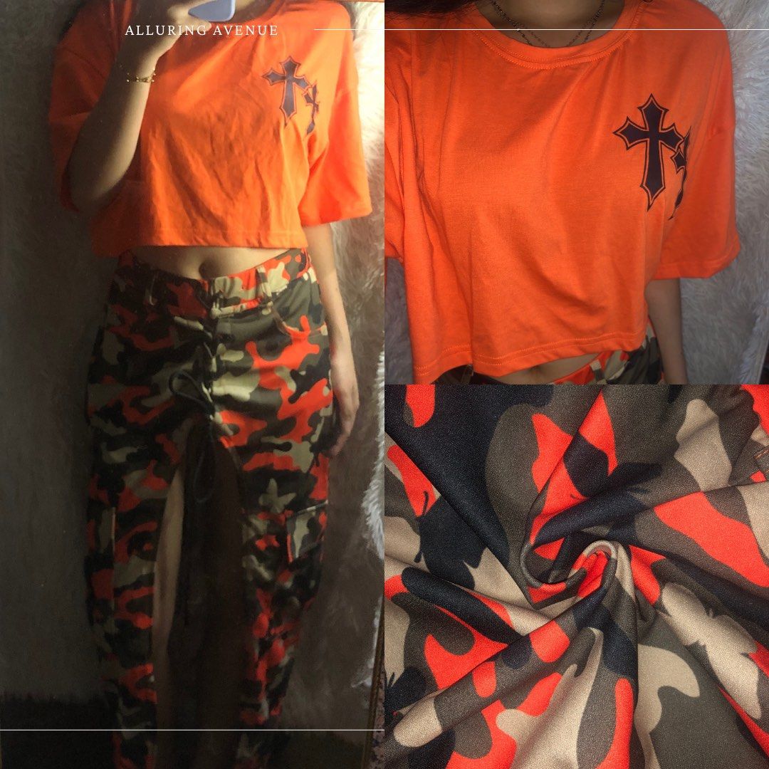 Orange coordinates (Category: Sets or Coordinates) located in Quezon City. Submitted by alluring.avenue (Listing ID 1357172983, Image 1). Description: .