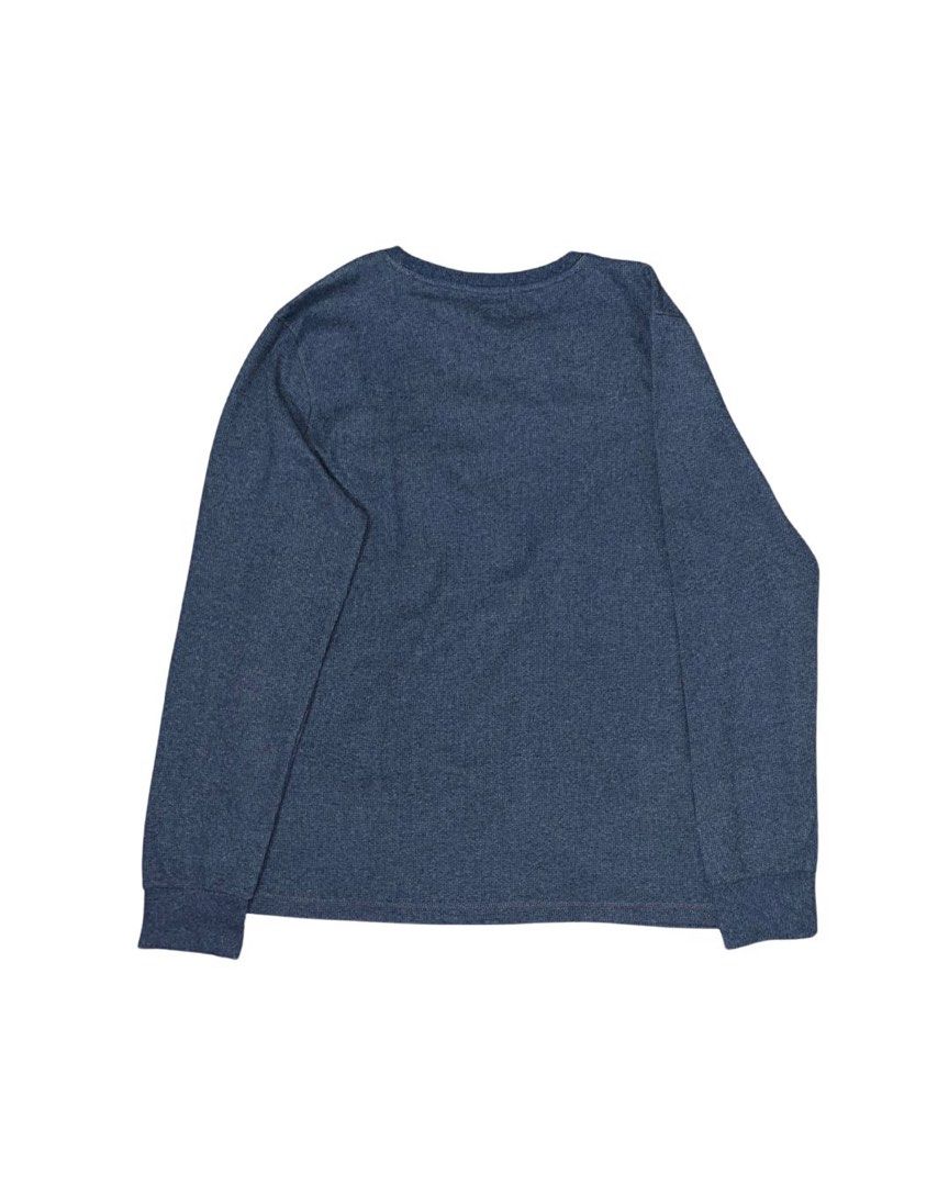 Polo Ralph Lauren Blue Sweater (Category: Coats, Jackets and Outerwear) located in Manila. Submitted by frugaloptions (Listing ID 1356988379, Image 3). Description: ‼️Polo Ralph Lauren Blue Sweater‼️ DISCLAIMER: Not sure of the legitimacy of this item since I bought it at the thrift store. RFS: Not my style anymore (but could be yours) • COLOR RATING: 10/10 • ISSUE/S: None MEASUREMENTS: • Length: 28.5” • Width (Pit to Pit): 21.25” • Shoulder to S
