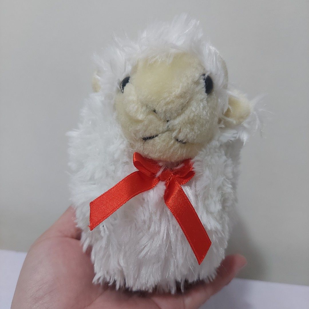 White Sheep Animal Stuffed Toy (Category: Plushies & Soft Toys) located in Pasig City. Submitted by muffinstoysshop (Listing ID 1357169295, Image 2). Description: White Sheep Animal Stuffed Toy Size : 7 - INCH / 18 cm Introducing the White Sheep Animal Stuffed Toy, a cute and cuddly addition to your collection. This toy is made of soft and comfortable material, making it perfect for snuggling up with on a rainy day. Measuring at 7 inches or 18 cm