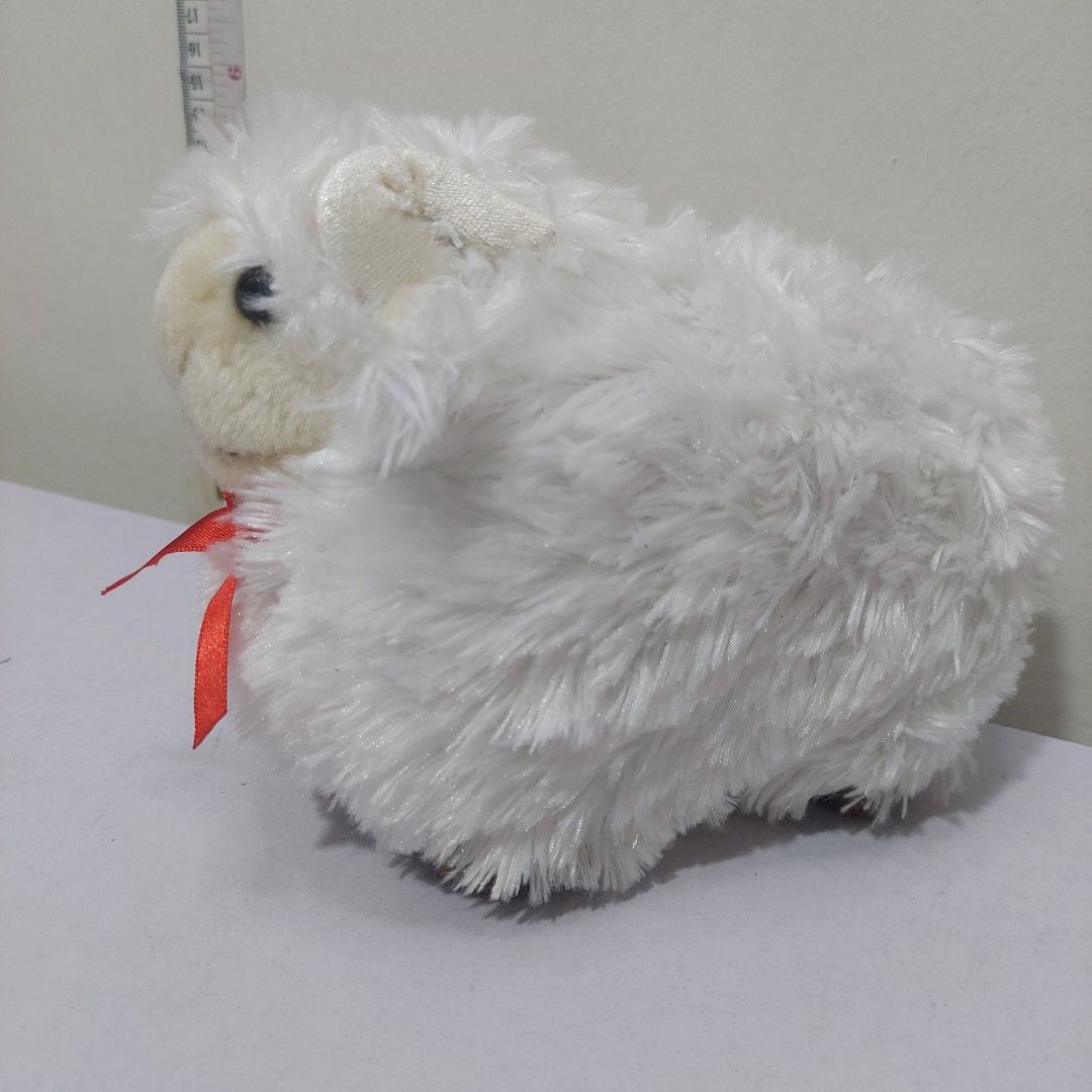 White Sheep Animal Stuffed Toy (Category: Plushies & Soft Toys) located in Pasig City. Submitted by muffinstoysshop (Listing ID 1357169295, Image 3). Description: White Sheep Animal Stuffed Toy Size : 7 - INCH / 18 cm Introducing the White Sheep Animal Stuffed Toy, a cute and cuddly addition to your collection. This toy is made of soft and comfortable material, making it perfect for snuggling up with on a rainy day. Measuring at 7 inches or 18 cm