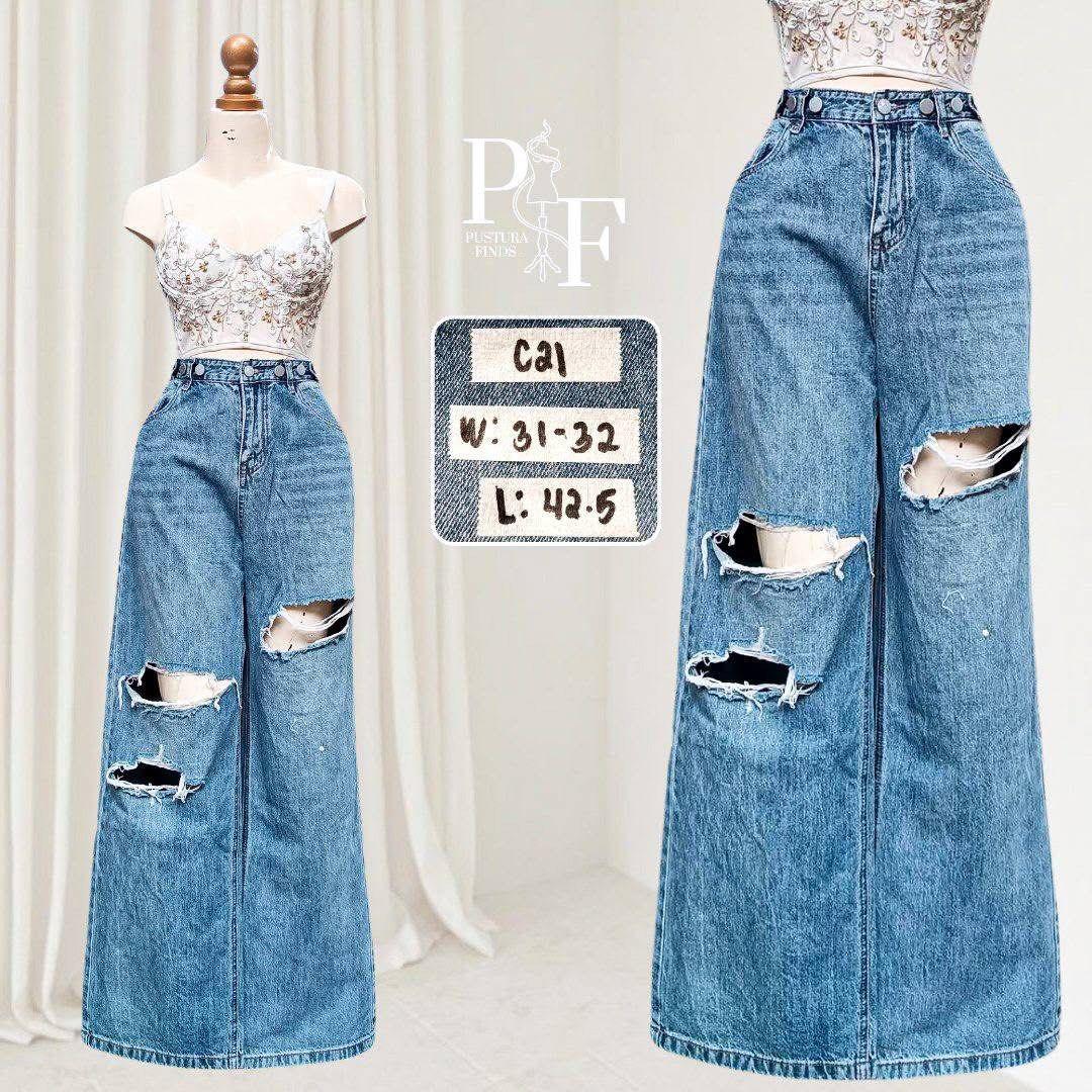 Wideleg Denim Pants Size 31-32 (Category: Jeans) located in Quezon City. Submitted by vanelope (Listing ID 1357025387, Image 1). Description: .
