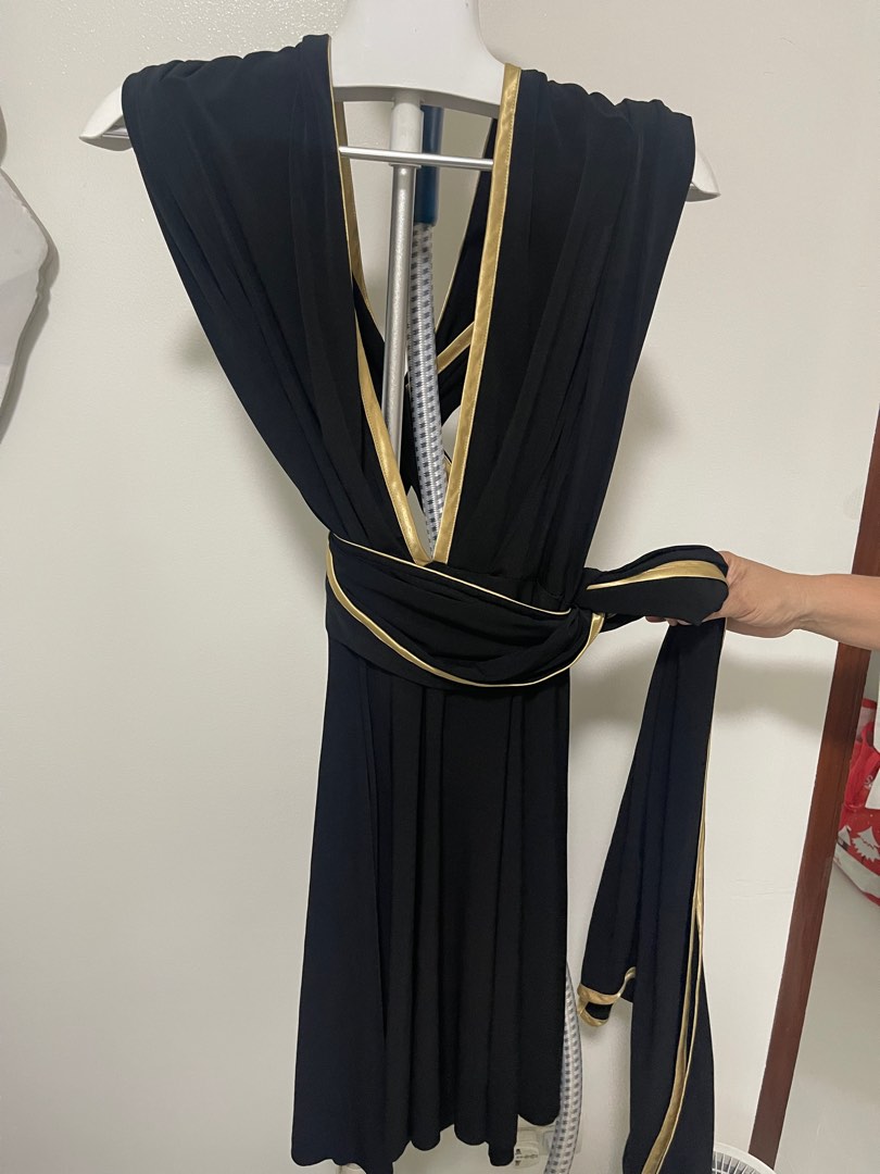 Wrap Around / 3 ways Dress, Women's Fashion, Dresses & Sets, Dresses on ...