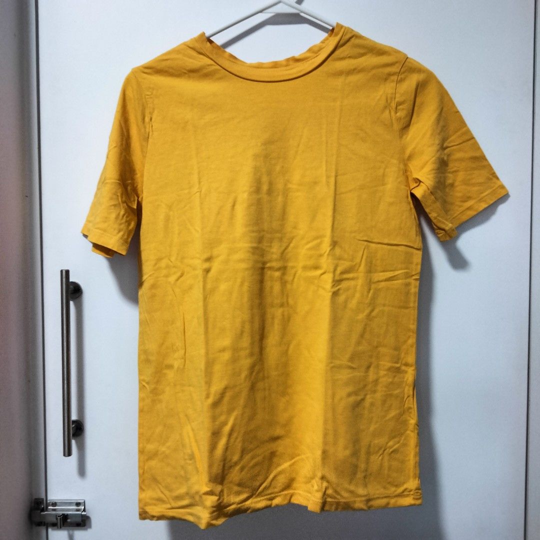 Yellow (Category: Shirts) located in Singapore. Submitted by heally (Listing ID 1357030833, Image 3). Description: yellow mustard mark Spencer size 6 green Small take 2 for 7.