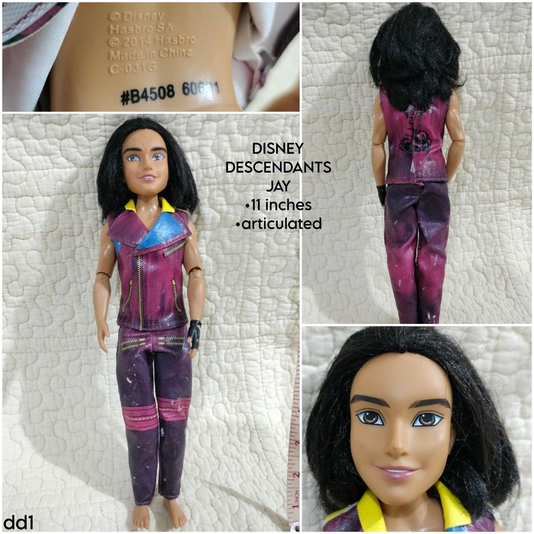 11" DISNEY DESCENDANTS JAY DOLL (Category: Figurines & Statues) located in Imus. Submitted by viaysthriftshop (Listing ID 1357208361, Image 1). Description: ▪️From US thrift box MOP ▪️GCASH ▪️COD Sh0pee @ P550 MOD ▪️Sh0pee Check out ▪️regular J&T ▪️Location - Imus, Cavite.