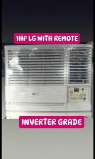 2NDHAND AIRCON 1HP LG WITH REMOTE INVERTER GRADE