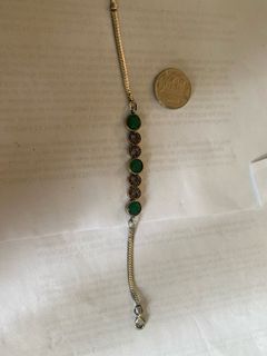 925 silver bracelet ottoman jewelry bracelet emerald stone