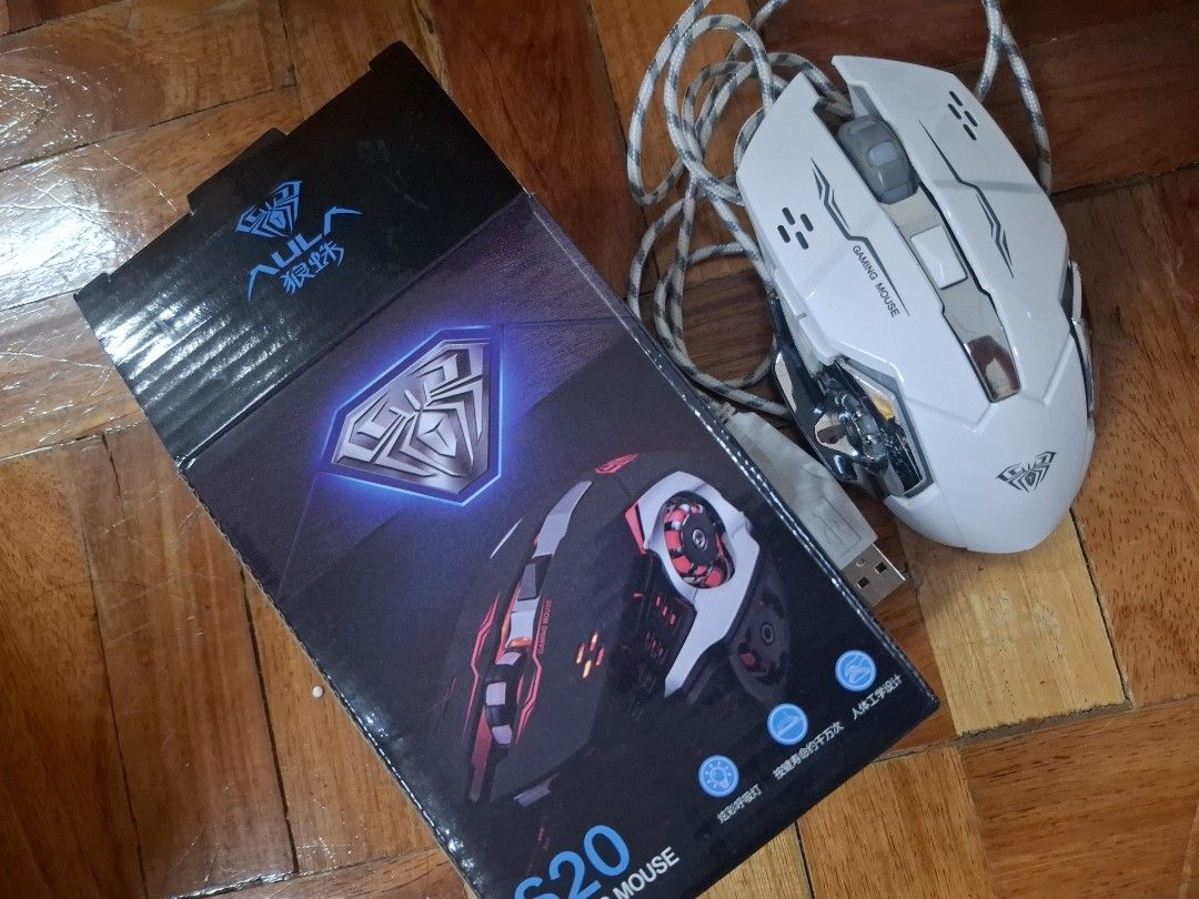 Aula S20 gaming mouse (Category: Mouse & Mousepads) located in San Juan City. Submitted by jenicati (Listing ID 1357252285, Image 1). Description: .