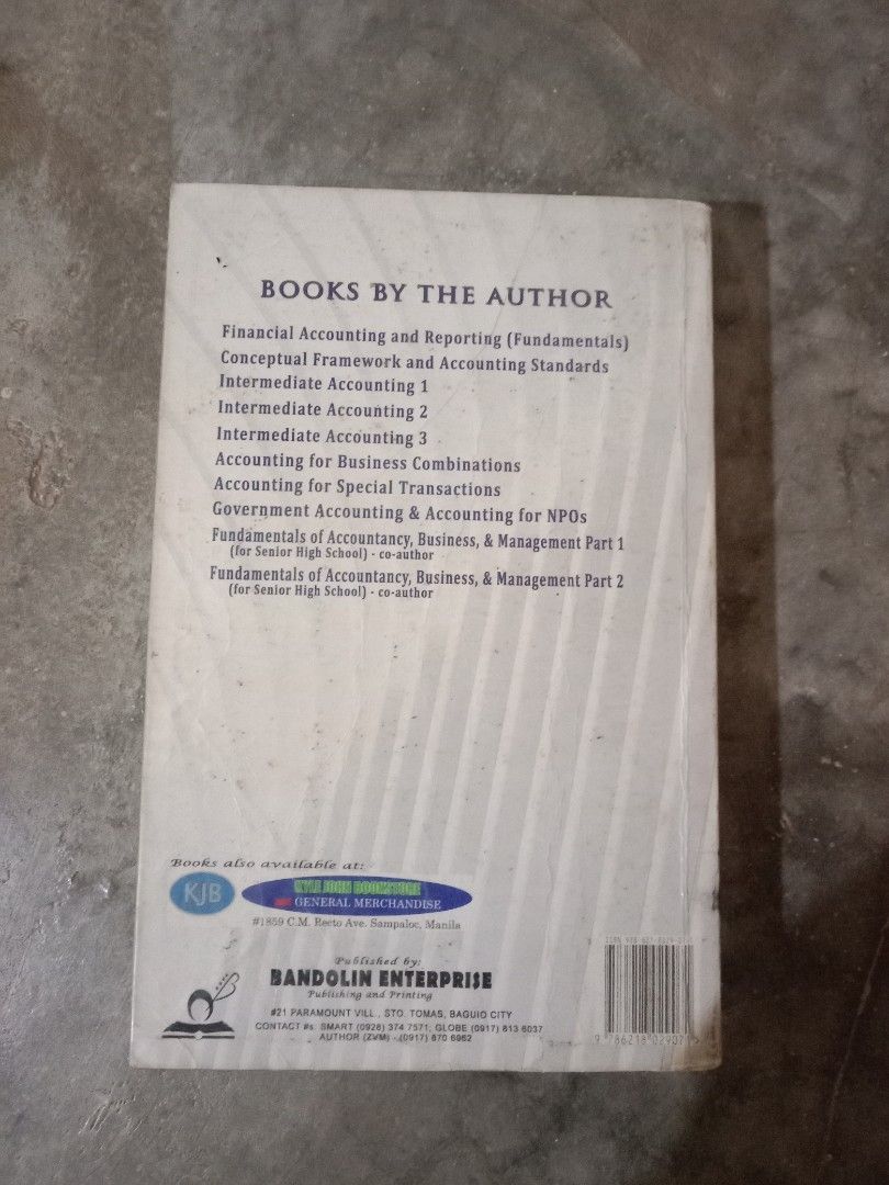 AUTHENTIC Fundamentals Financial Accounting and Reporting (Category: Textbooks) located in Santa Maria. Submitted by avvvs (Listing ID 1357385079, Image 2). Description: .