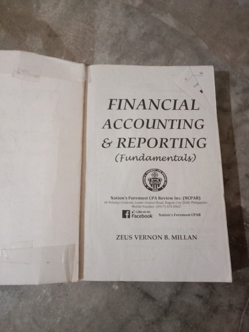 AUTHENTIC Fundamentals Financial Accounting and Reporting (Category: Textbooks) located in Santa Maria. Submitted by avvvs (Listing ID 1357385079, Image 3). Description: .