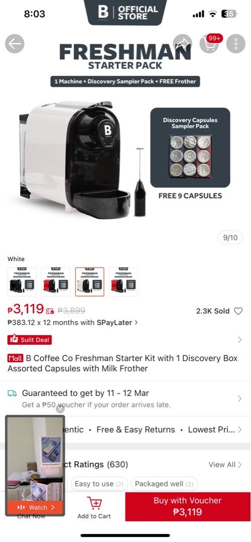 B coffee co ONLY THE MACHINE (Category: Coffee Machines & Makers) located in Manila. Submitted by anastacia2 (Listing ID 1357186996, Image 1). Description: - hindi na naggamit - wala nmang sira - chat me if you want picz .