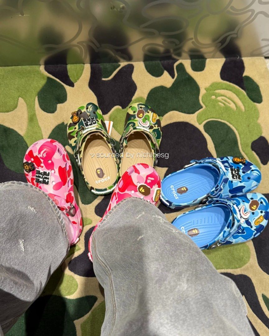 BAPE X CROCS ABC CAMO CLASSIC CLOG, Men's Fashion, Footwear BAPE X CROCS ABC CAMO CLASSIC CLOG, Men's Fashion, Footwear