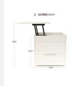 Bedside Table (Category: Tables & Sets) located in Singapore. Submitted by avvvie (Listing ID 1357354267, Image 3). Description: Bedside table. Top can be pulled up to use as a table in bed. .