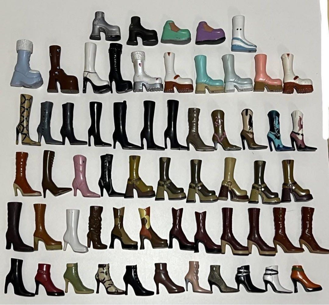 Bratz Doll Boots & Shoes NO PAIR (Category: Boots) located in Davao. Submitted by riccirici (Listing ID 1357208445, Image 1). Description: Bratz Doll Boots NO PAIR Boots and Shoes Price 250 php each + Shipping fee 89 php Courier J&T Bank transfer Gcash.