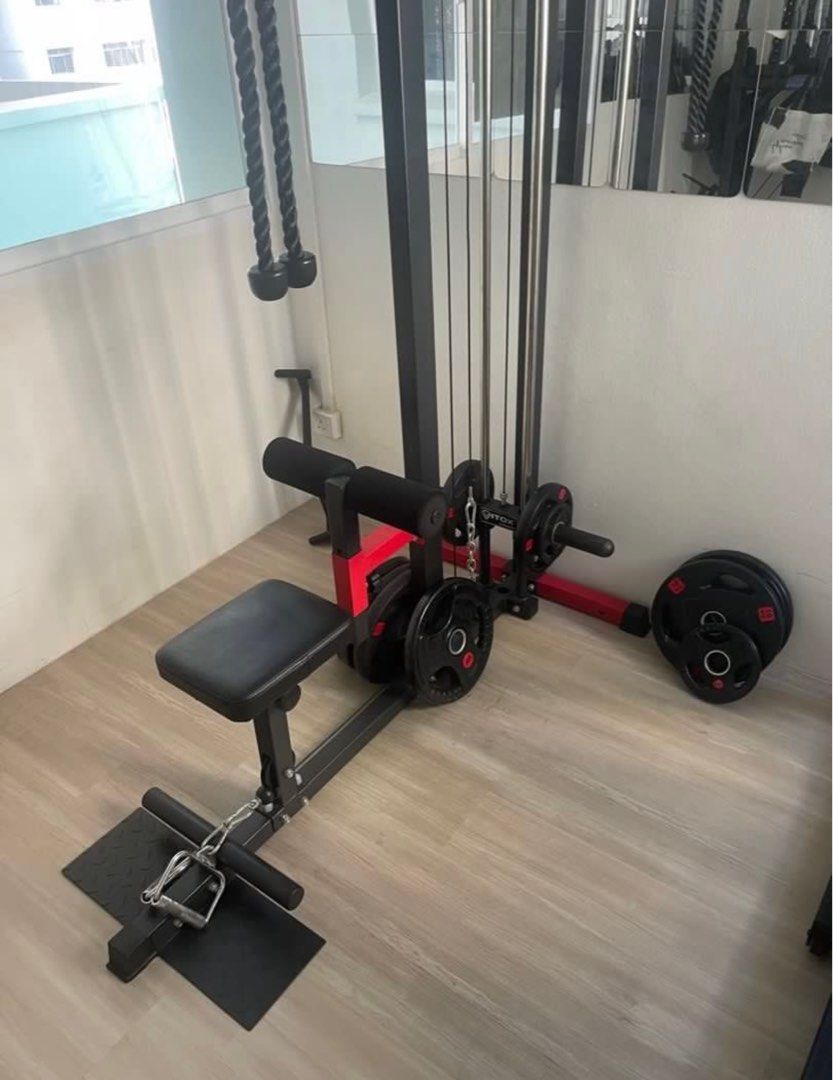 Cable Machine (Category: Cardio & Fitness Machines) located in Singapore. Submitted by adiirfan15 (Listing ID 1357328993, Image 3). Description: $250 only... . The plates itself already cost more than $350 not only the cable machine itself. Self collect at 713 Pasir Ris Street 72 Can Paynow me first to reserve while I dismantle it for you. All included 6 x 10kg plate 2 x 5kg plate 2 x 2.5kg plate 2 x1.25kg plate And all the attachments you see in