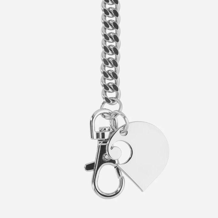【CARHARTT】 CUBAN LINK KEYCHAIN SILVER Carhartt WIP Cuban Link Keychain Silver – Black Sheep Skate Shop