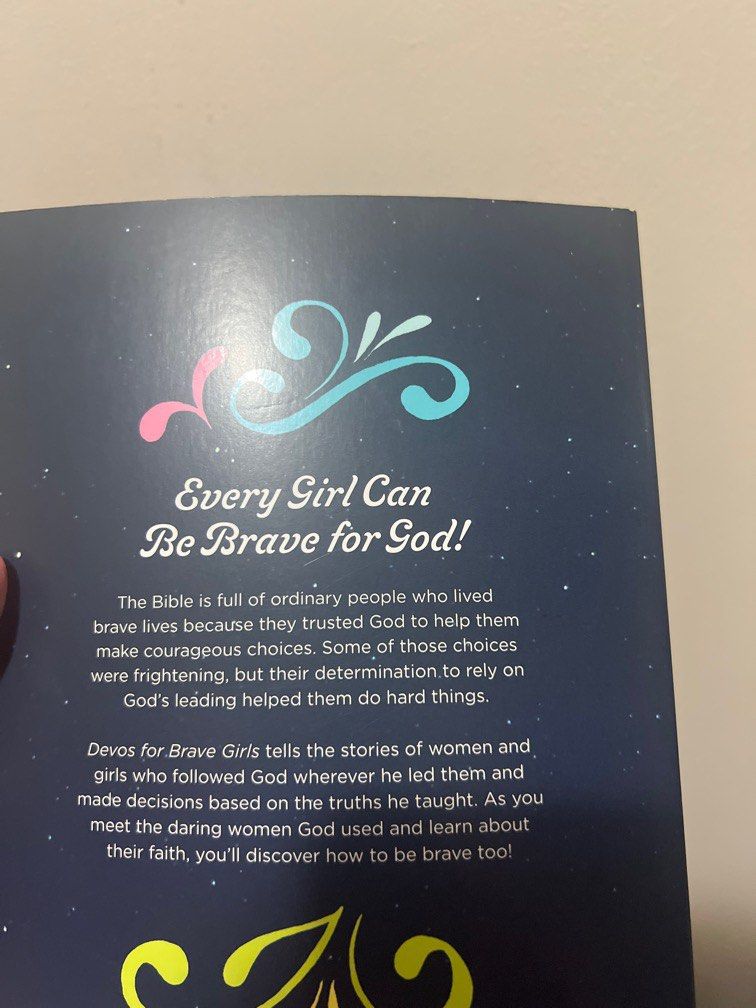 Devos for Brave Girls by Katrina Cassel (Category: Storybooks) located in Las Pinas. Submitted by TWMall (Listing ID 1357311656, Image 2). Description: Only P80 Devotion for girls .