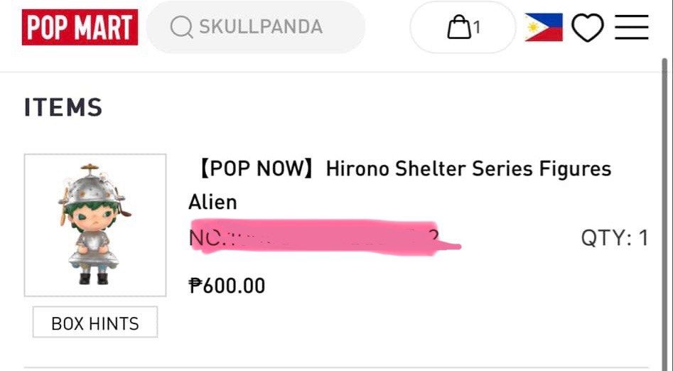 HIRONO SHELTER SERIES (Alien) (Category: Designer & Blind Box Toys) located in Dasmarinas. Submitted by yaknows (Listing ID 1357352083, Image 2). Description: Bought from PopMart official website - was shipped today (march 09, 2025) based on website - can send additional proof - not yet arrived ! - sealed , will ship to buyer straight from popmart shipment RFS: not prio :(( 🤍 Willing to haggle with the price 🤍Shipping c/o buyer 🤍Meet up at SM 