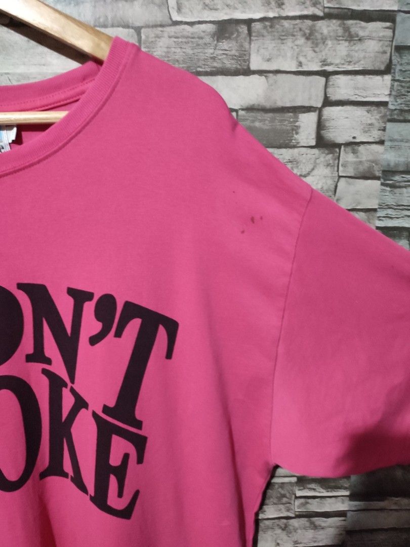 I dont smoke shirt XL (Category: Tshirts & Polo Shirts ) located in Pozorrubio. Submitted by clarchives (Listing ID 1357336912, Image 3). Description: XL on tag minimal stains L 33 W 23 payment first via gcash no rush shipping due to work.