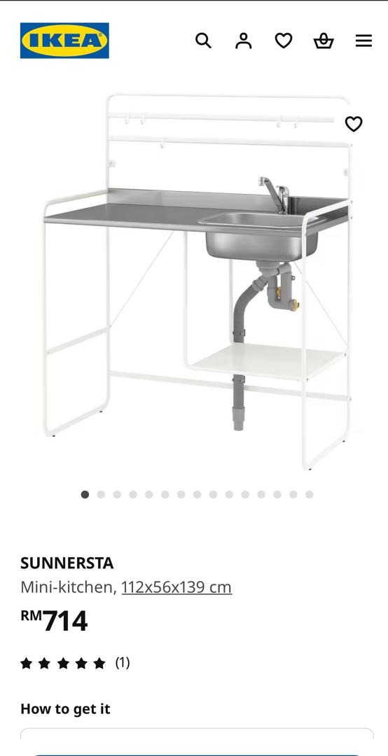 IKEA Kitchen sink table, Furniture & Home Living, Kitchenware ...