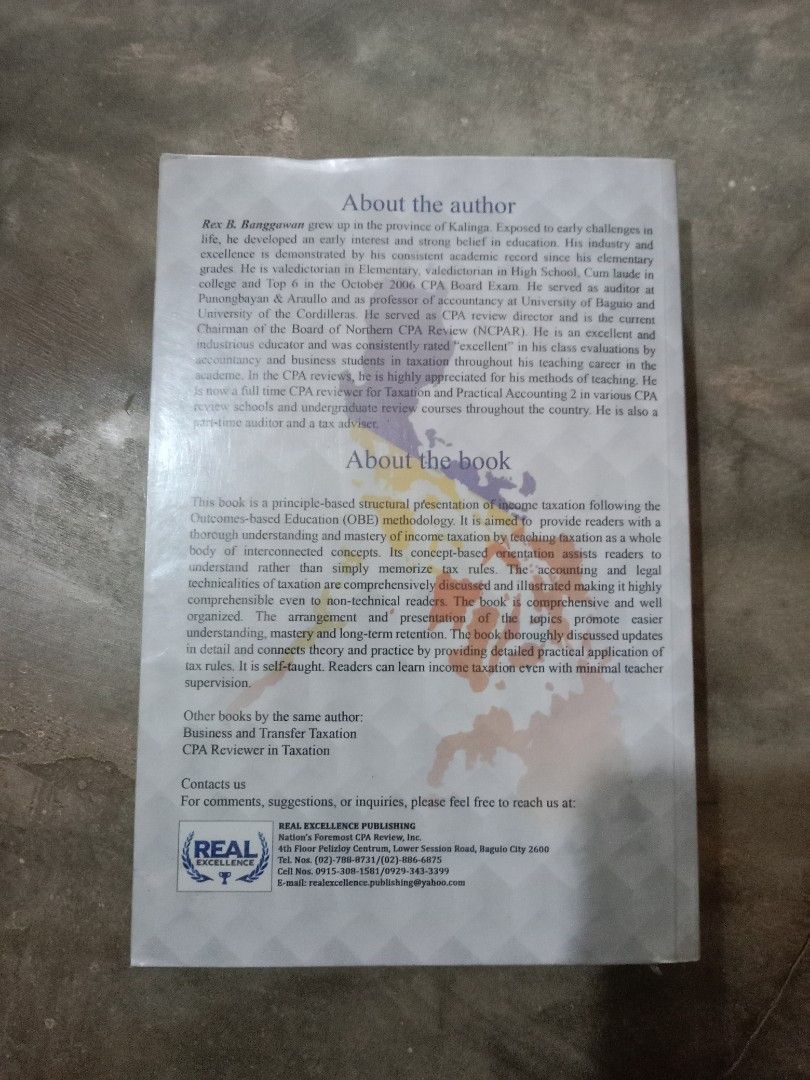 Income Taxation(Laws,Principles and Application) (Category: Textbooks) located in Santa Maria. Submitted by avvvs (Listing ID 1357384872, Image 2). Description: .