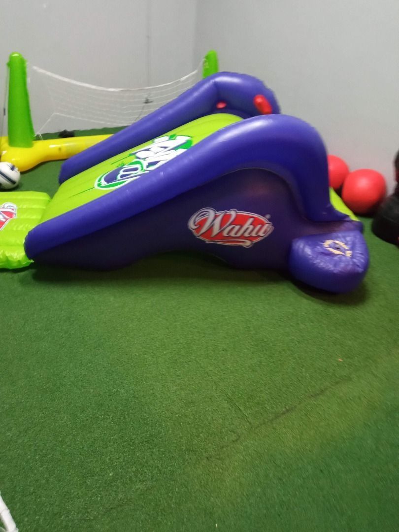 Inflatable Water Slide (Category: Infant Playtime) located in Manila. Submitted by el_valor (Listing ID 1357306211, Image 1). Description: Inflatable Water Slide P 2,500 BF Pque / Makati.