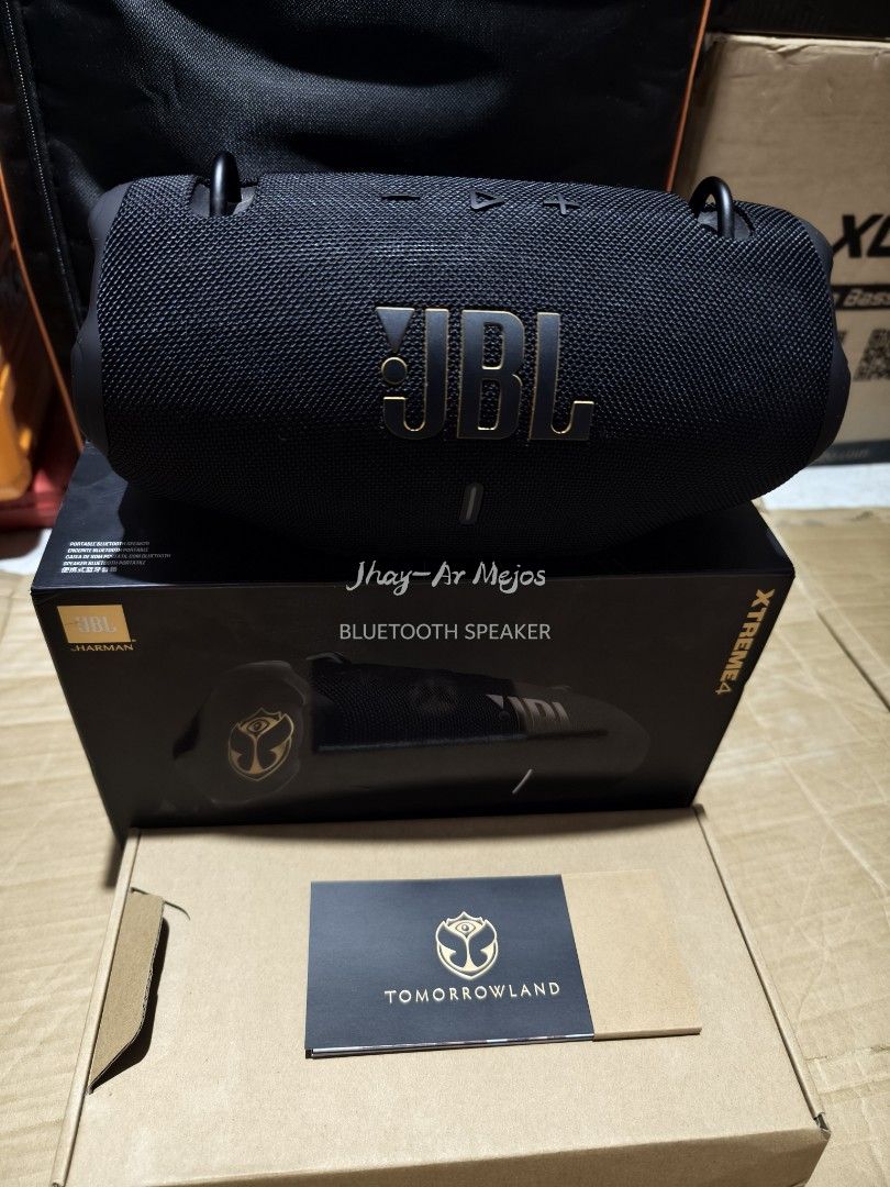 JBL EXTREME 4 TOMORROWLAND EDITION (Category: Soundbars, Speakers & Amplifiers) located in Quezon City. Submitted by jhaybl (Listing ID 1357329114, Image 1). Description: JBL EXTREME 4 TOMORROWLAND EDITION For sale 16k only fix price.. good as new..january lang na purchase.. makinis pa..complete accessories .. meet up qc or pick up.pwede cod persons nal rider with sf.pwede cod or cop LBC sa malalayo down lang pang shipping .. pm lang.. thanks...