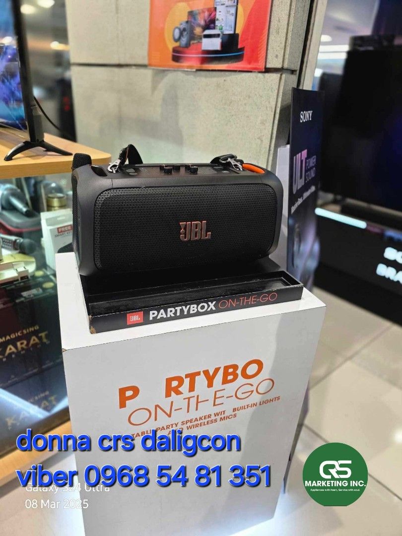 Jbl soundbar (Category: Soundbars, Speakers & Amplifiers) located in Manila. Submitted by donnasagao03665 (Listing ID 1357318943, Image 3). Description: ❄️ LIST OF JBL SPEAKERS JBL 710 ( JBL PARTYBOX ON THE GO ESSENTIAL , JBL ENCORE ESSENTIAL , PARTYBOX ENCORE ❄️ PARTYBOX OTG Essential - 17,500 JBL 710 - 34,700 Encore - 18,000 Encore Essential - 13,400 PRICE MAY CHANGE WITHOUT PRIOR NOTICE BRANDNEW AND SEALED 1 YR WARRANTY PARTS AND SERVICE JBL W