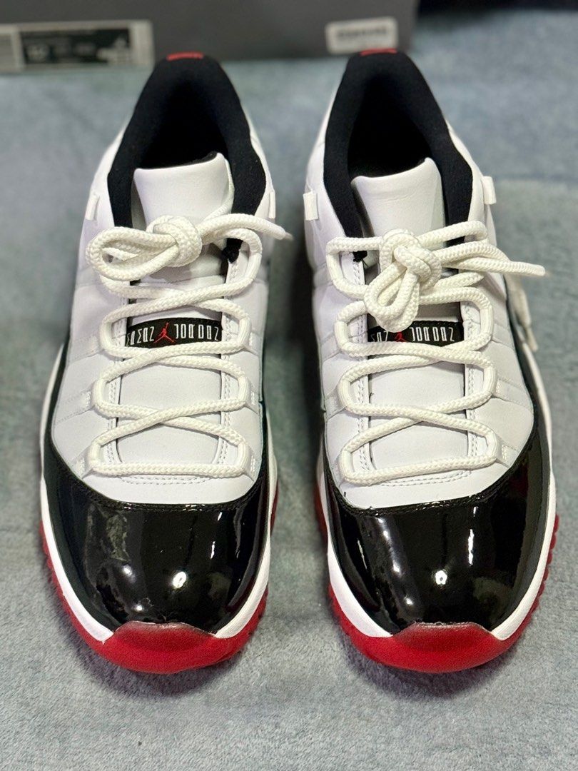 Jordan 11 Retro Low “Concord Bred” - Canada Release (Category: Sneakers) located in Manila. Submitted by poeticallyinfamous (Listing ID 1357296402, Image 3). Description: Jordan 11 Retro Low “Concord Bred” Brand New Size 12 Canada Release 13,000.