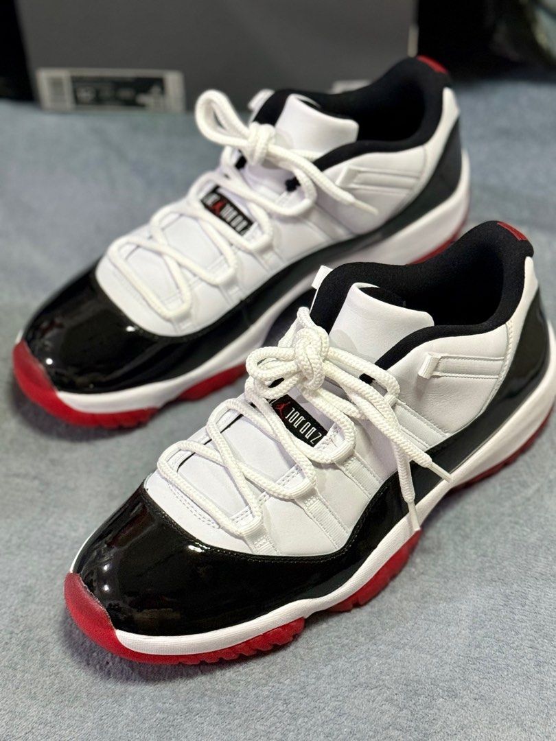 Jordan 11 Retro Low “Concord Bred” - Canada Release (Category: Sneakers) located in Manila. Submitted by poeticallyinfamous (Listing ID 1357296402, Image 2). Description: Jordan 11 Retro Low “Concord Bred” Brand New Size 12 Canada Release 13,000.