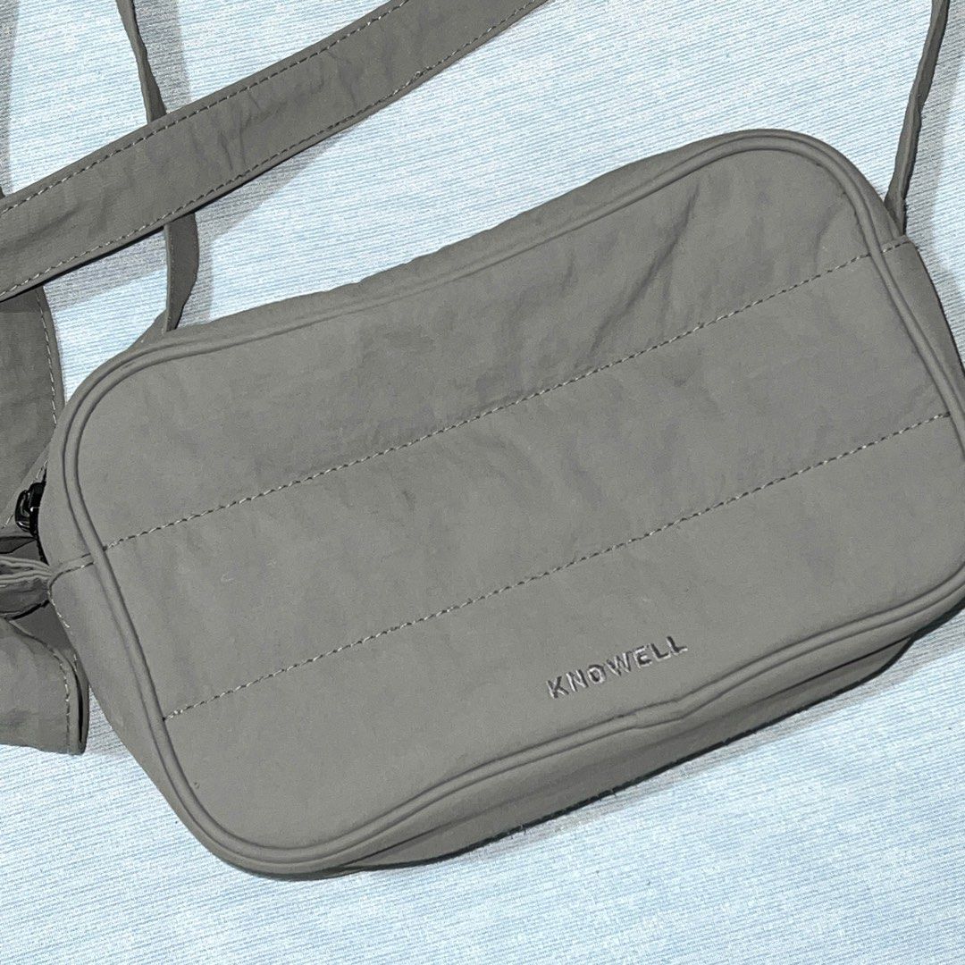 Knowell Puffer Crossbody Bag (Category: Cross-body Bags) located in Quezon City. Submitted by kindleton (Listing ID 1357214758, Image 2). Description: Color: Dark Grey See last pics for dimensions and size comparisons.