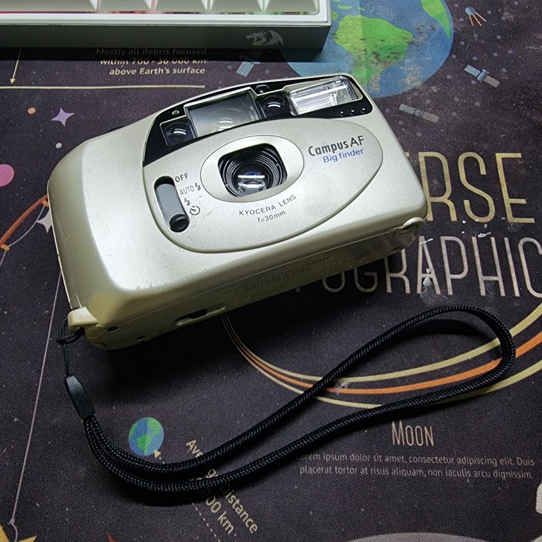 Kyocera Campus AF Big Finder (Category: Cameras) located in Mandaluyong City. Submitted by kuya.marks.retro.gadgets (Listing ID 1357273761, Image 2). Description: Tested all functions/buttons/flash working ok! Ready to use - just add fresh batteries and film Comes with strap only Pickup for unli-test/inspect before paying *Mandaluyong near JRU Meetups ok! *Lucky Chinatown Binondo *SM Centerpoint Santa Mesa *SM Hypermarket JRU Shaw *Shaw Centermal