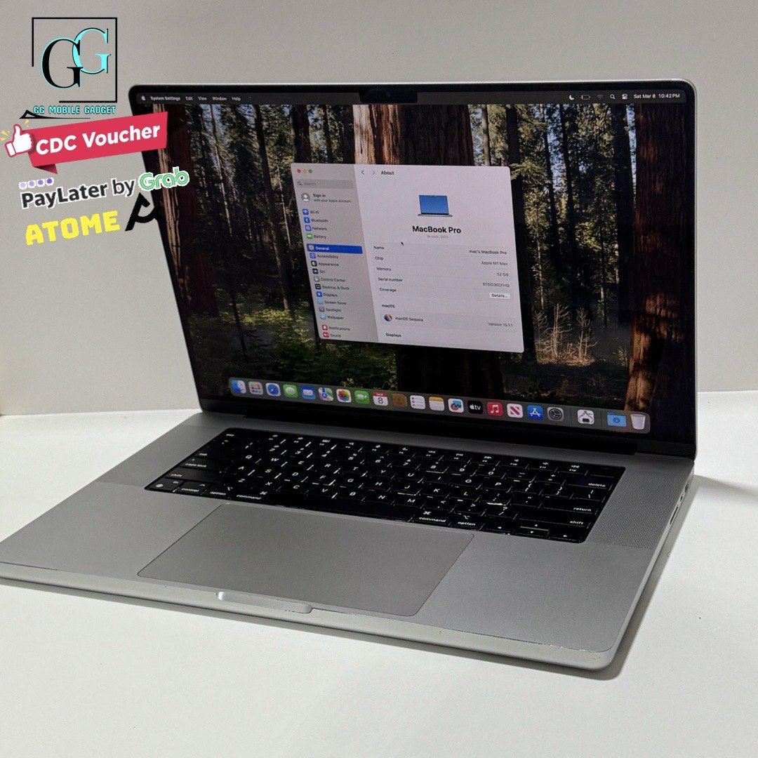 Macbook Pro 16" M1 Max (10Core32GPU/32GB/1TB)