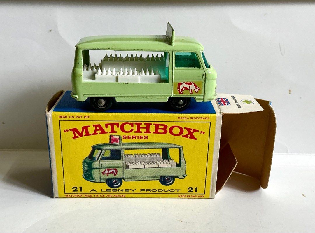 Matchbox Lesney N°21 – Milk Delivery Truck – Boîte D'origine VNMIB