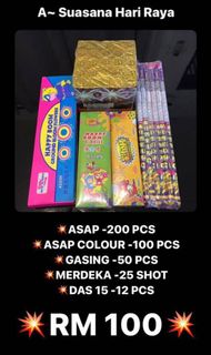 Mercun Raya B, Hobbies & Toys, Toys & Games on Carousell