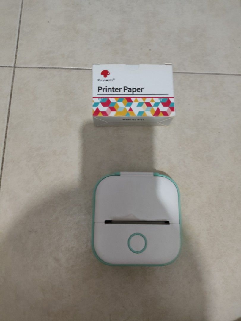 Mini printer (Category: Kids Toys) located in Singapore. Submitted by stahpekkh (Listing ID 1357320153, Image 1). Description: the bunny case for 10 the printer comes with the printer paper.
