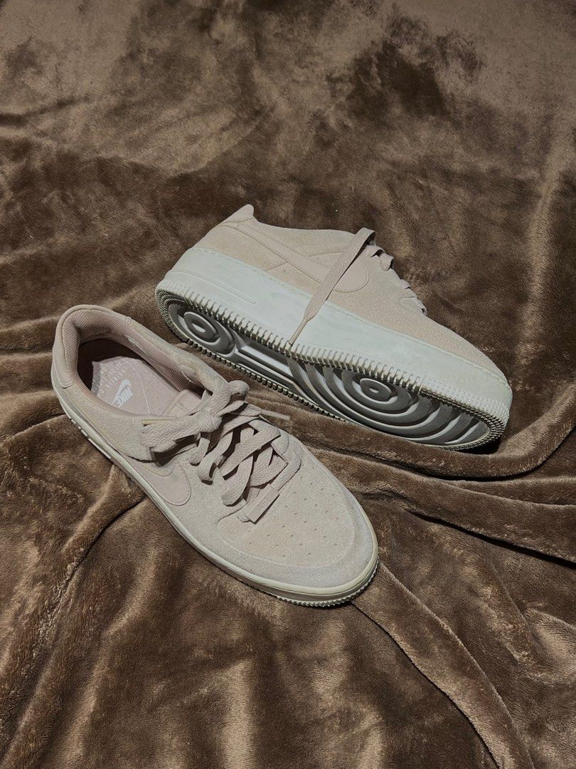 Nike Airforce 1 - Sage Low Particle Beige (Category: Sneakers) located in Mandaluyong City. Submitted by katwinuuh (Listing ID 1357263398, Image 1). Description: Nike Airforce 1 Sage Low Colorway: Particle Beige Size: US 8.5 - Women's Size.