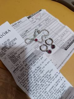 Original Pandora Bracelet & Earrings
