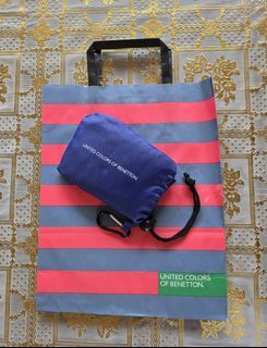 Original United Colors of Benetton Packable Tote Bag