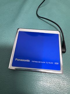 宅配 動作確認済み・充電池新品】パナソニックポータブルMDプレヤー ポータブルプレーヤー