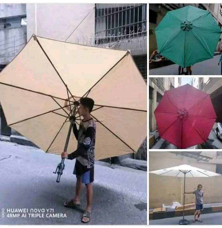Patio umbrella (Category: Umbrellas) located in Manila. Submitted by asstditems (Listing ID 1357196809, Image 1). Description: Same day delivery via Lalamove Location: Manila Mop: Cod/Gcash payment Pm for inquiries..